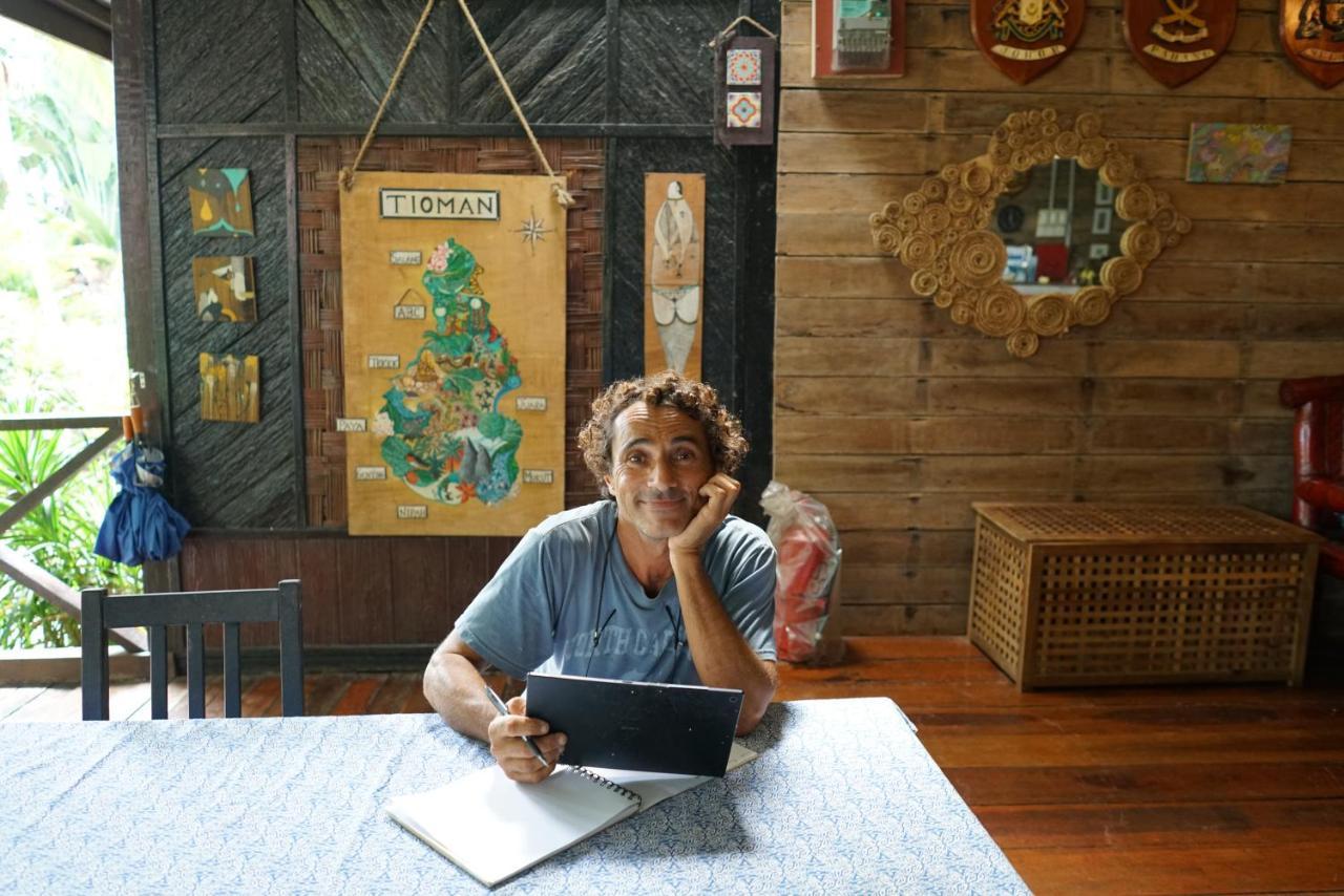 Swiss Cottage Tioman Kampong Ayer Batang Bagian luar foto